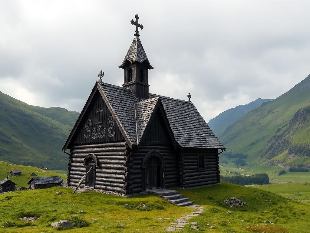 Hopperstad Stave Church Walk